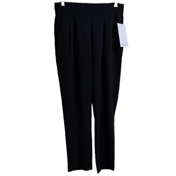 Ministry of Supply Womens Swift Drape Pant Trousers Sz 2 Pleated Black 26.5